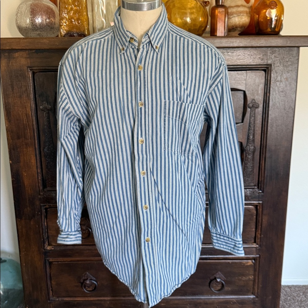 Vintage Men’s Fresno The Jean Co. Denim Button-Up Shirt